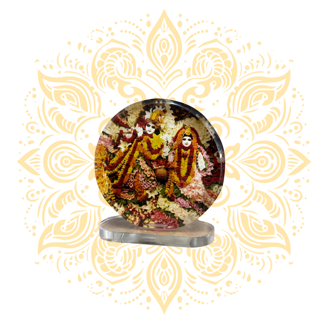 Acrylic Radha Krishna Deity Stand - Matchless Gifts4