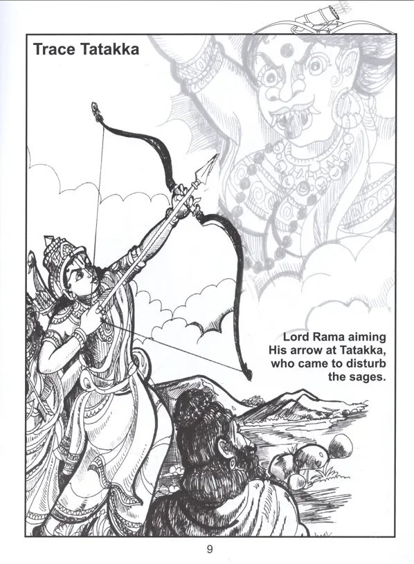 Ramayana Coloring and Activity Book