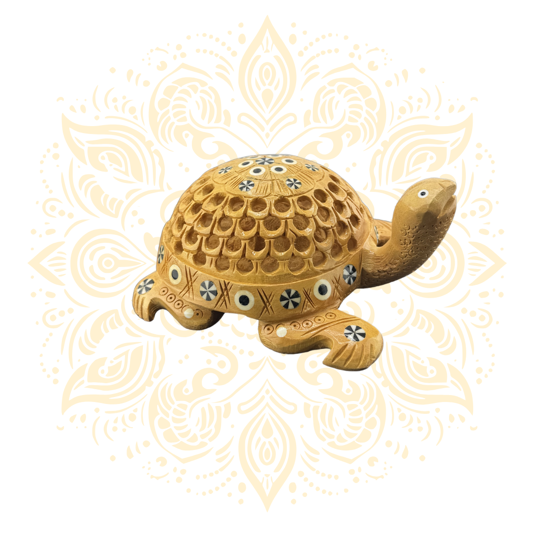 Wooden Jali Tortoise