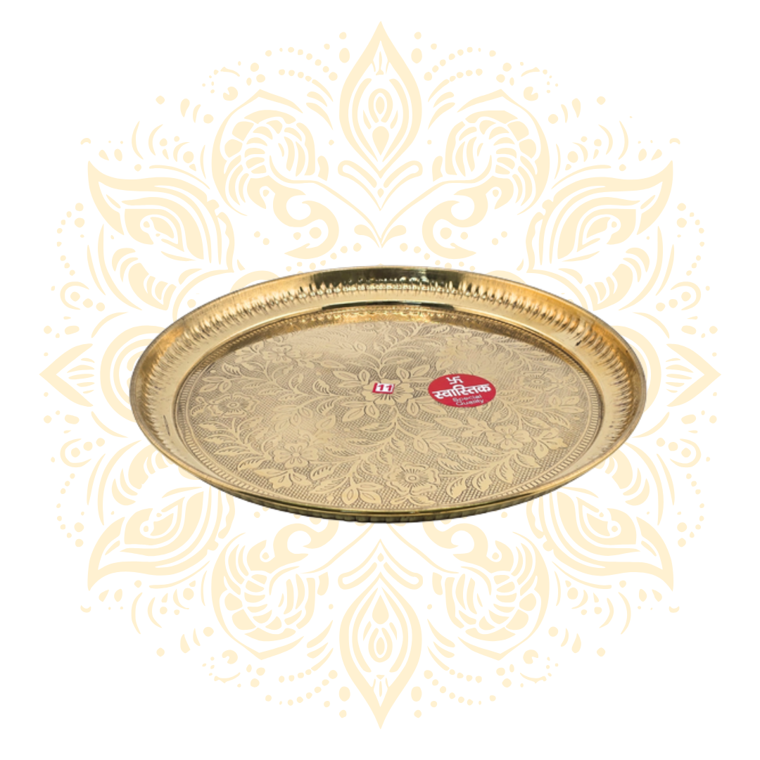 Kansa Brass Round Plate