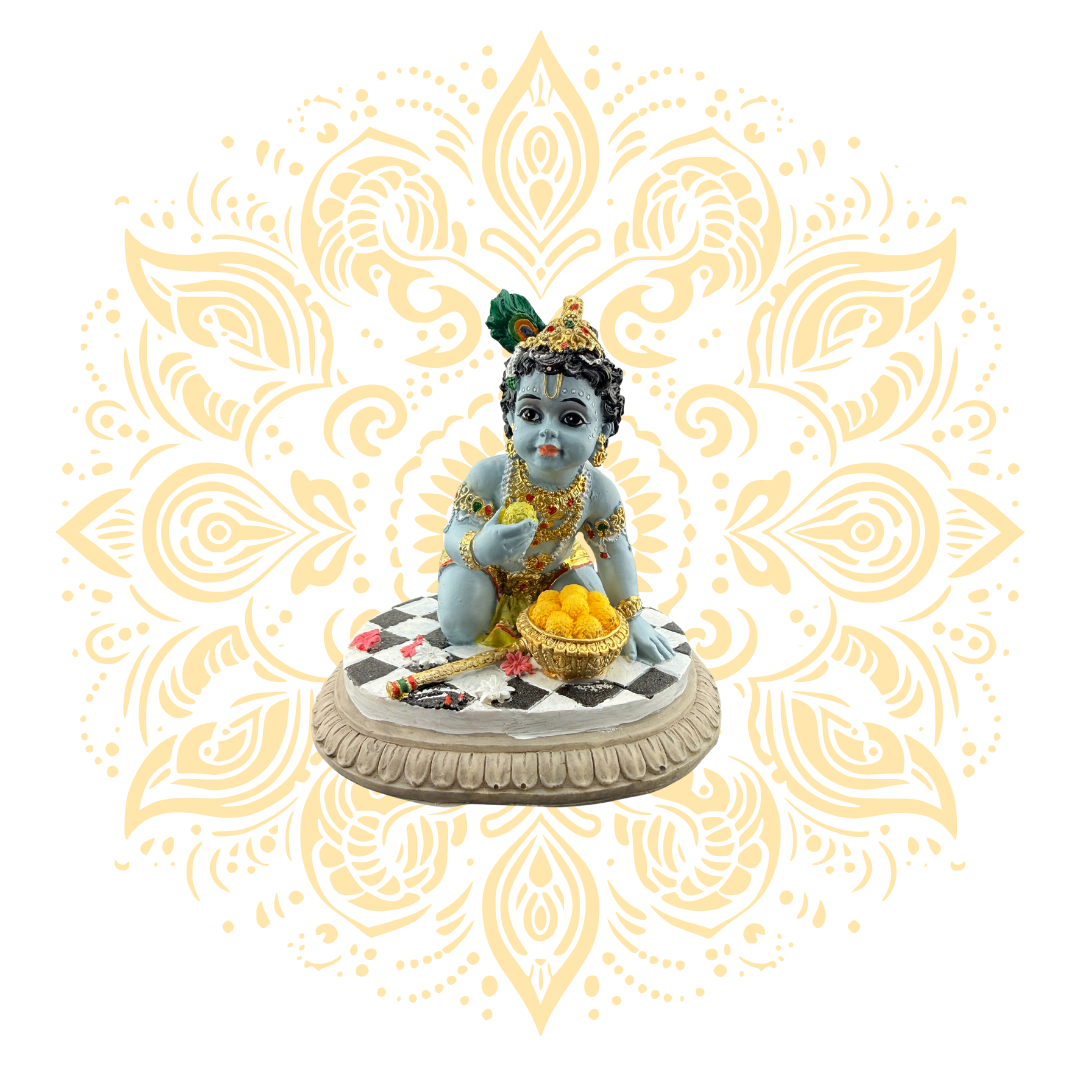 Polyresin Laddu Gopal 3.5"