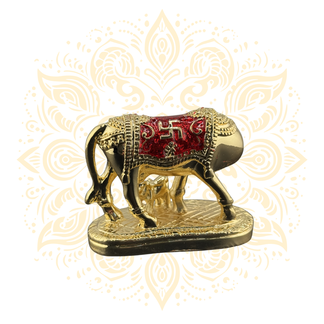 Golden Cow & Calf 2.5"