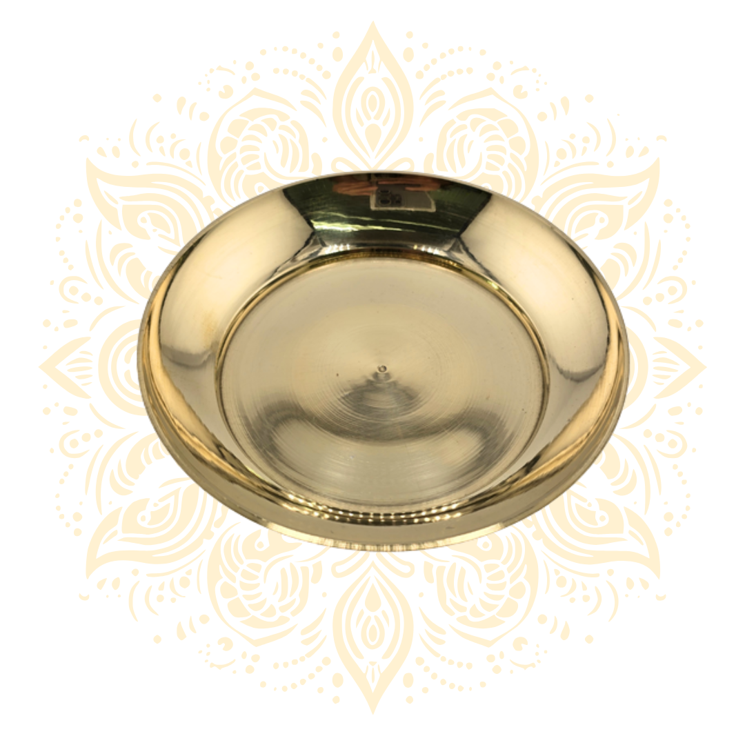 Kansa Brass Plate 5"