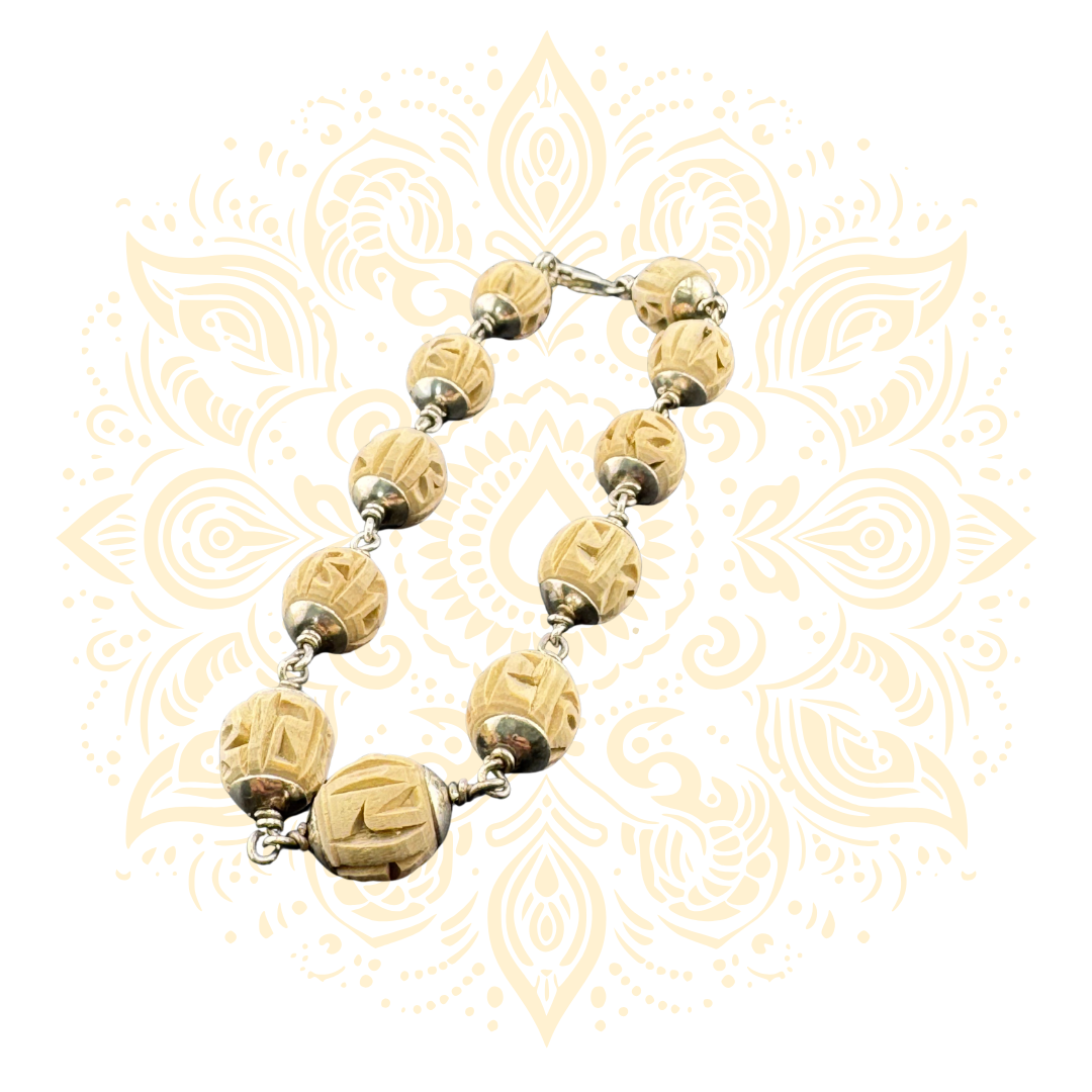 Silver Tulasi Bracelet Devotional Jewelry - Matchless Gifts15