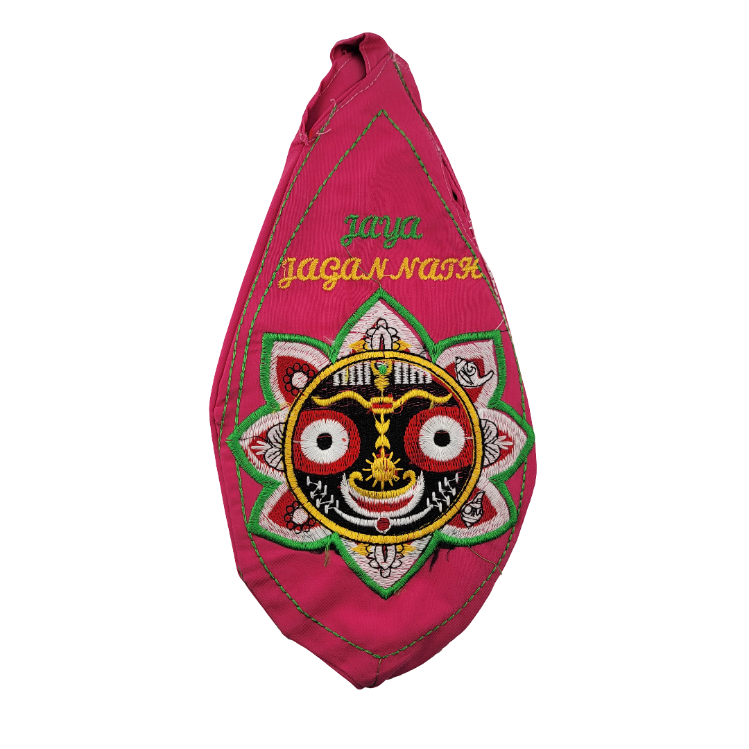 Jaya Jagannath Embroidered Japa Bead Bag