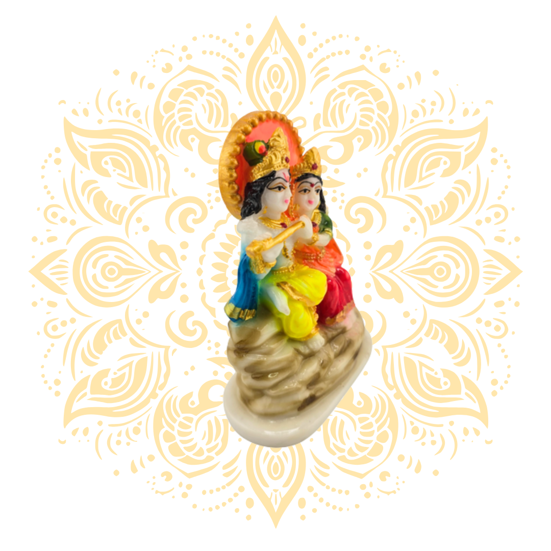 Polyresin Radha Krishna