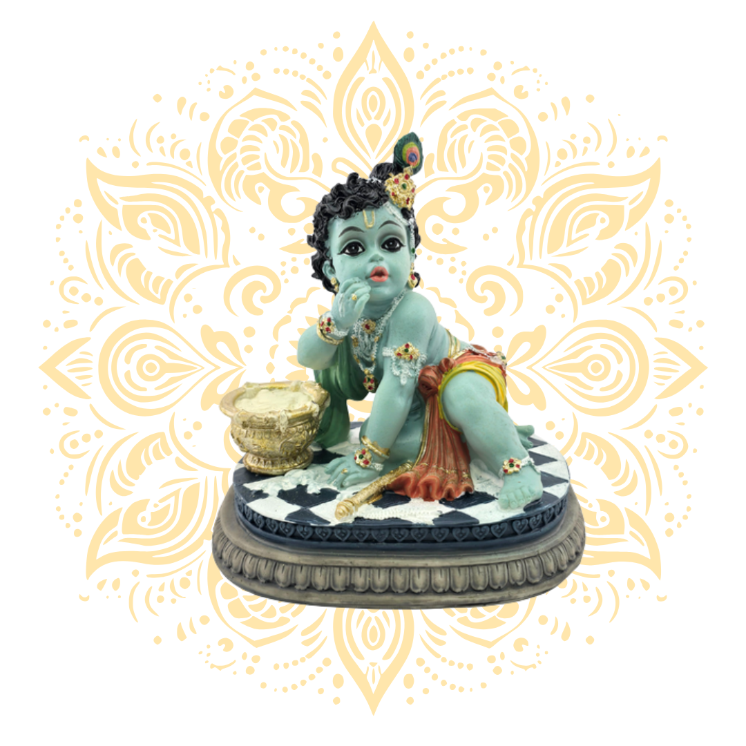 Polyresin Makhan Chor 5"