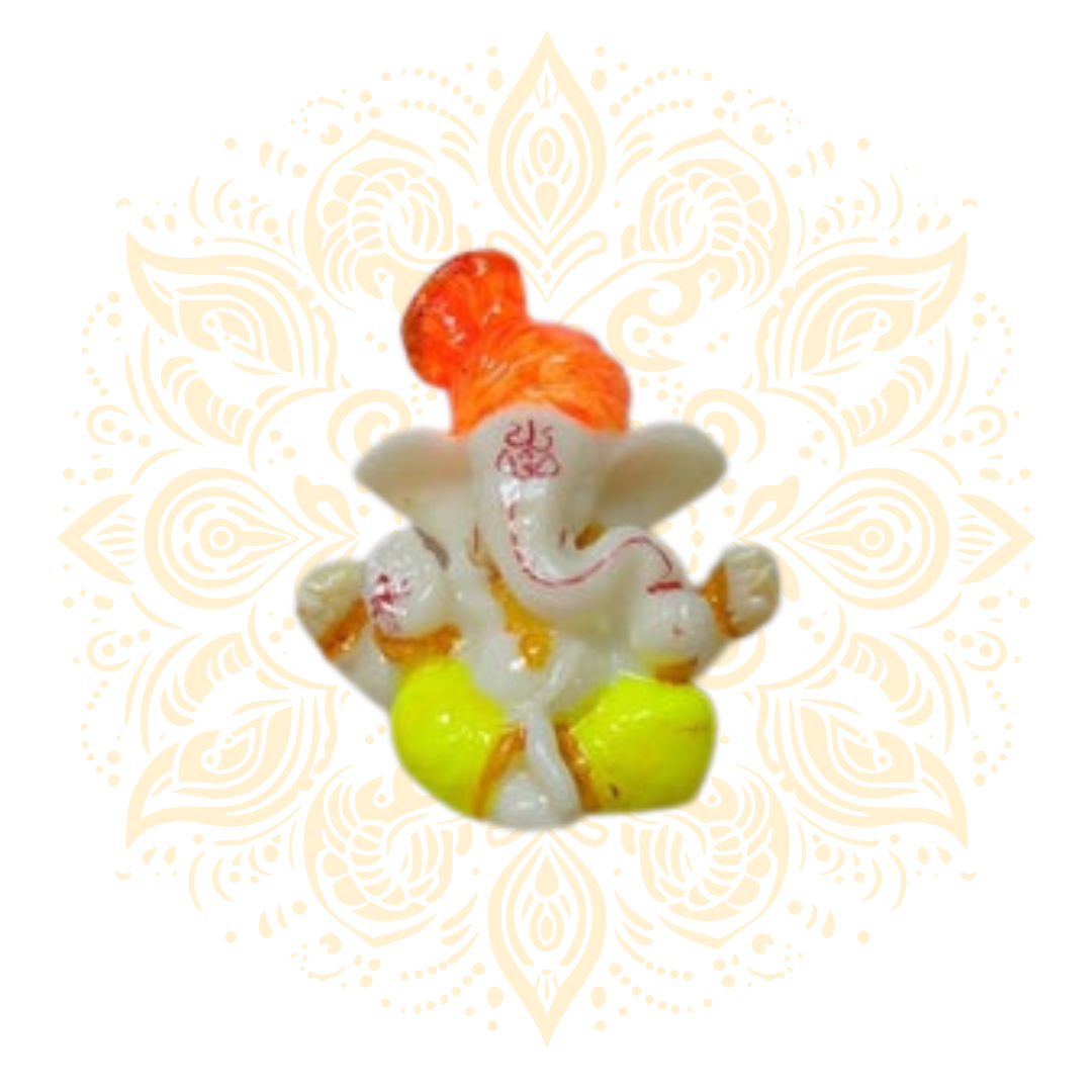 Marble Ganesh 2"