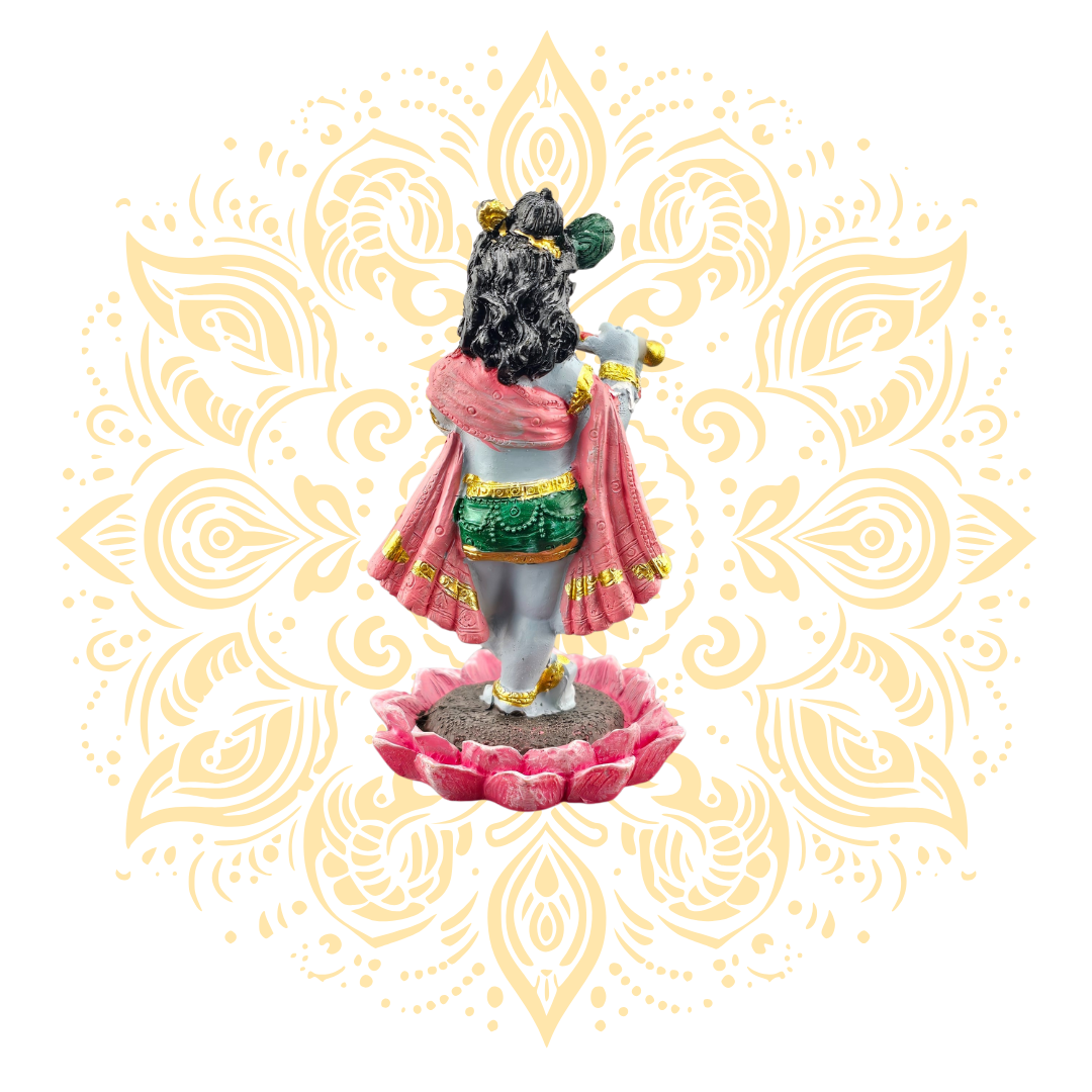 Polyresin Krishna Lotus 2.5"