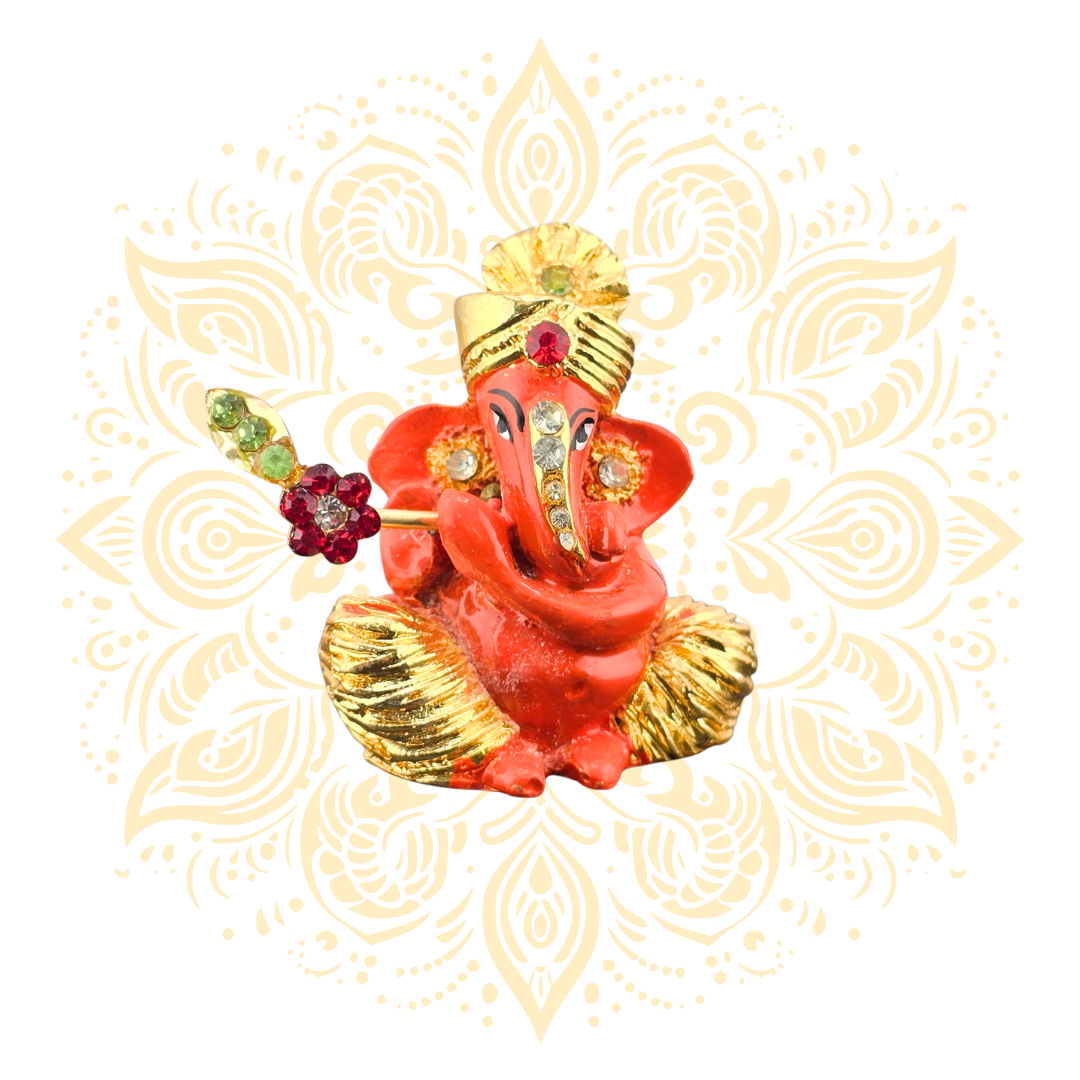 Mini Lord Ganesh Murti 2.25" - 5 colors available - Matchless Gifts4