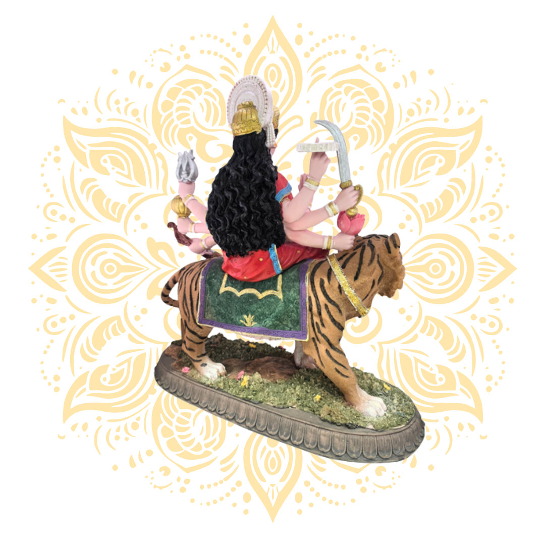 Polyresin Durga 14"