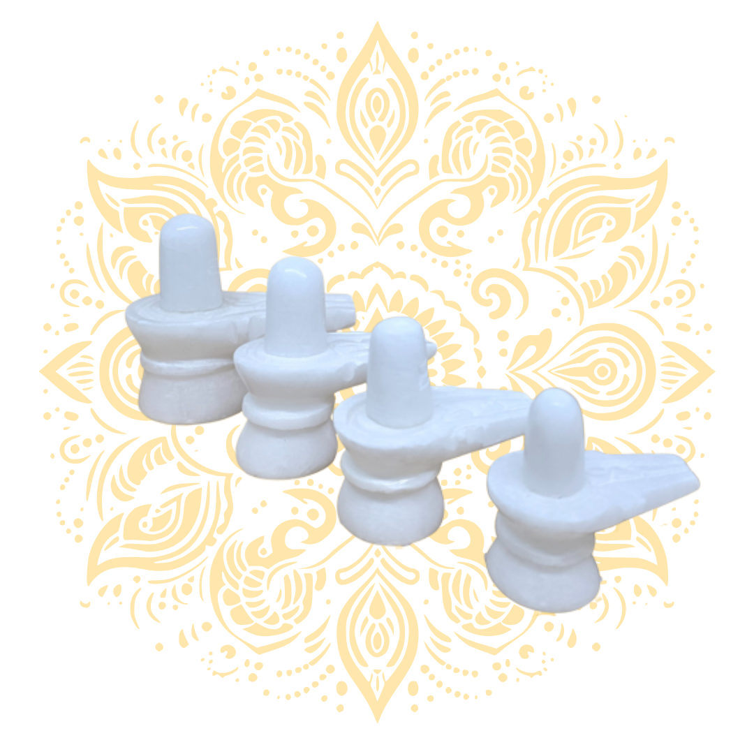 Marble Shiva Linga White
