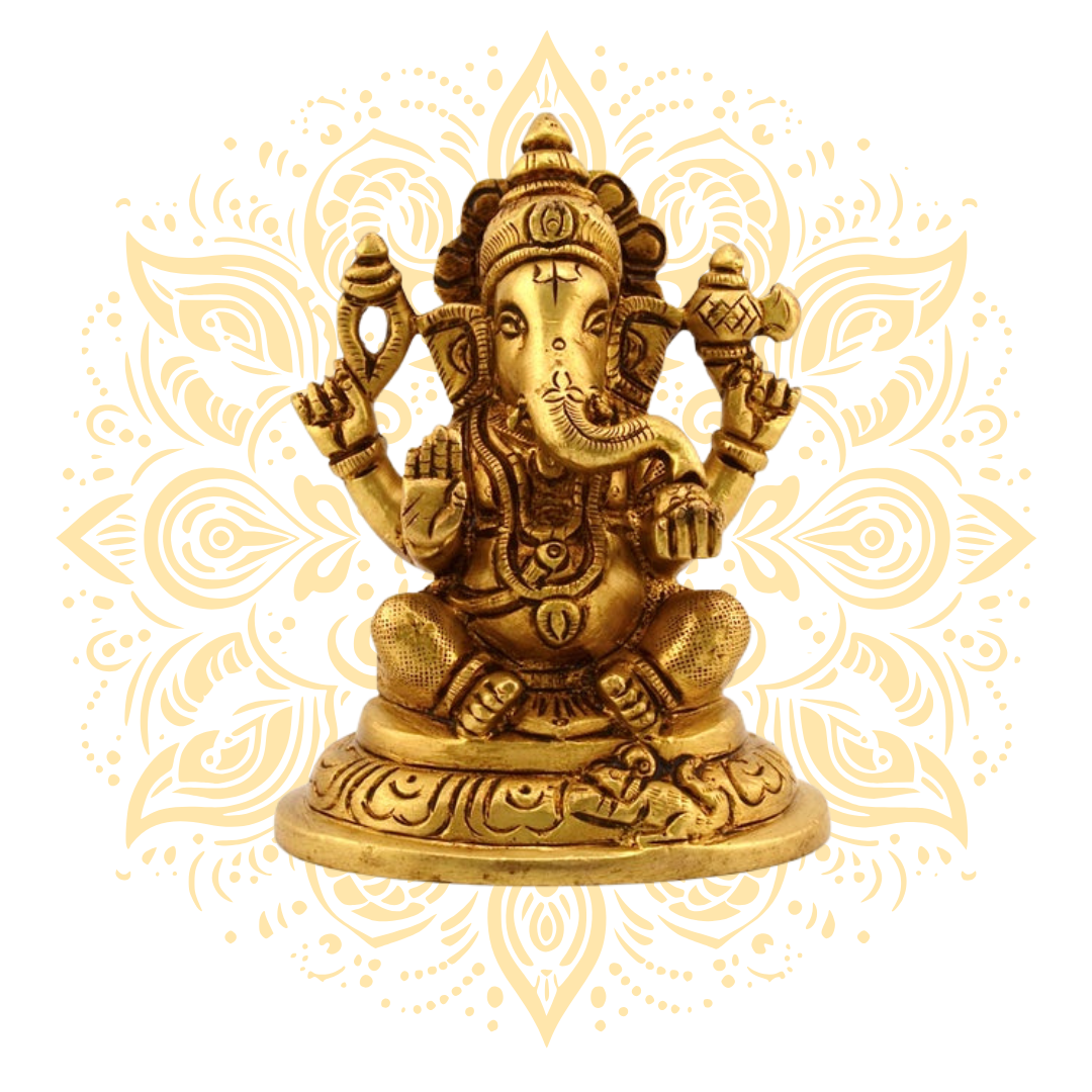 Brass Ganesh Assorted Figures 3-4" - Matchless Gifts