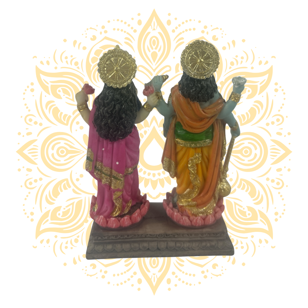 Polyresin Sri Laxmi Narayana 4.5" - Matchless Gifts