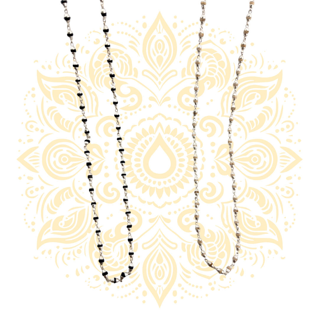 Silver Tulsi Kanthi Mala