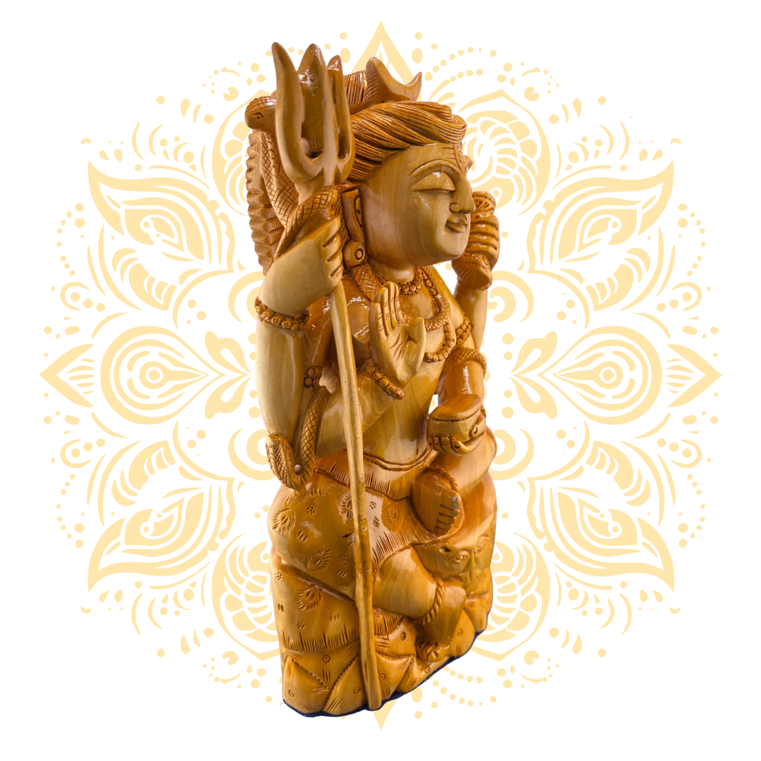 Wooden Shiva Fine