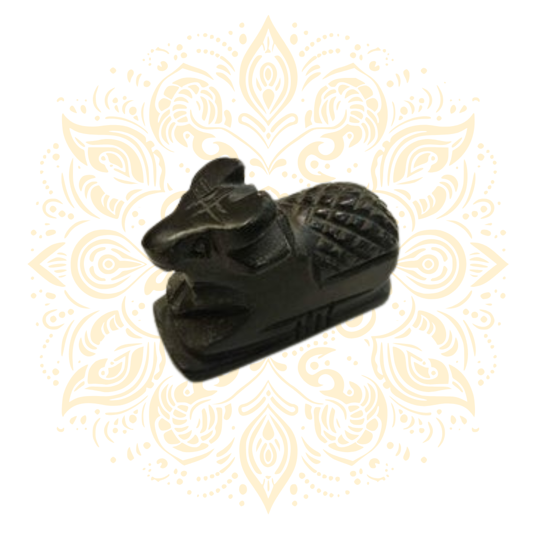 Handcrafted Stone Nandi Bull Murti - Matchless Gifts