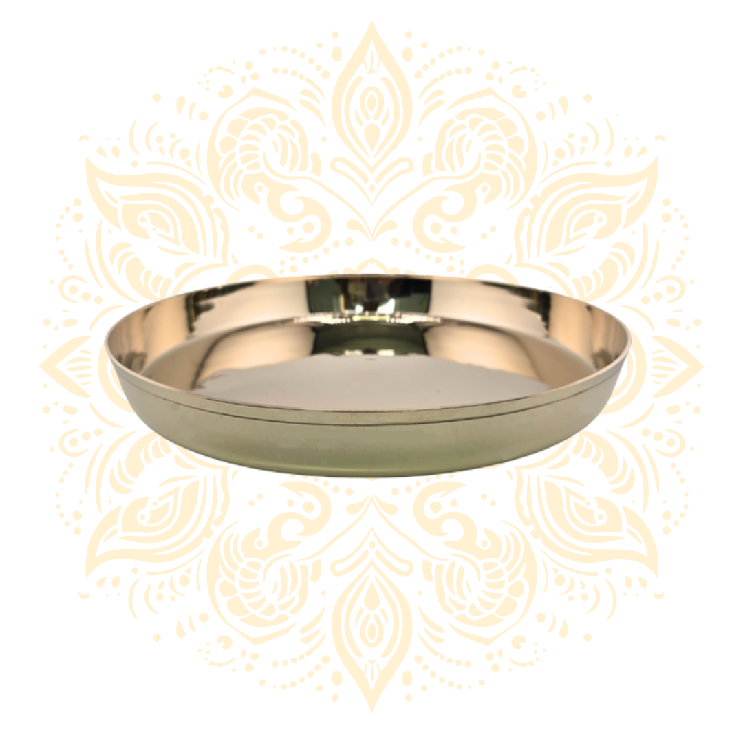 Kansa Brass Plate 11.25"