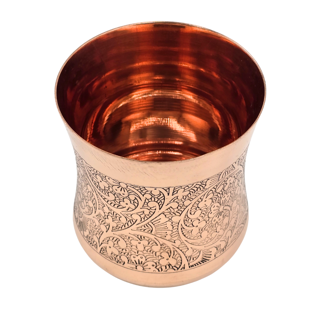 Copper Drinking Glass 3.5"