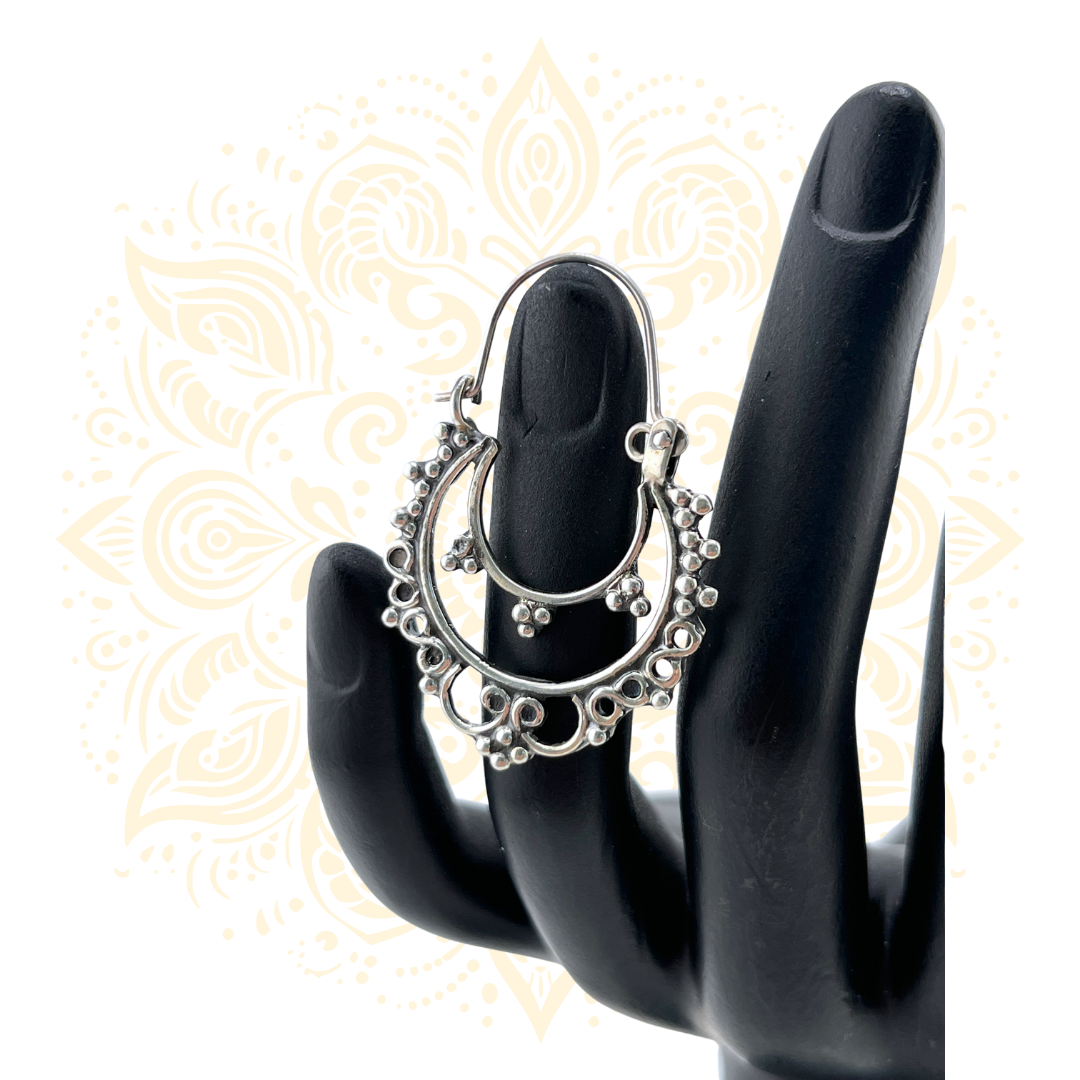 925 Sterling Silver Hoop Earrings