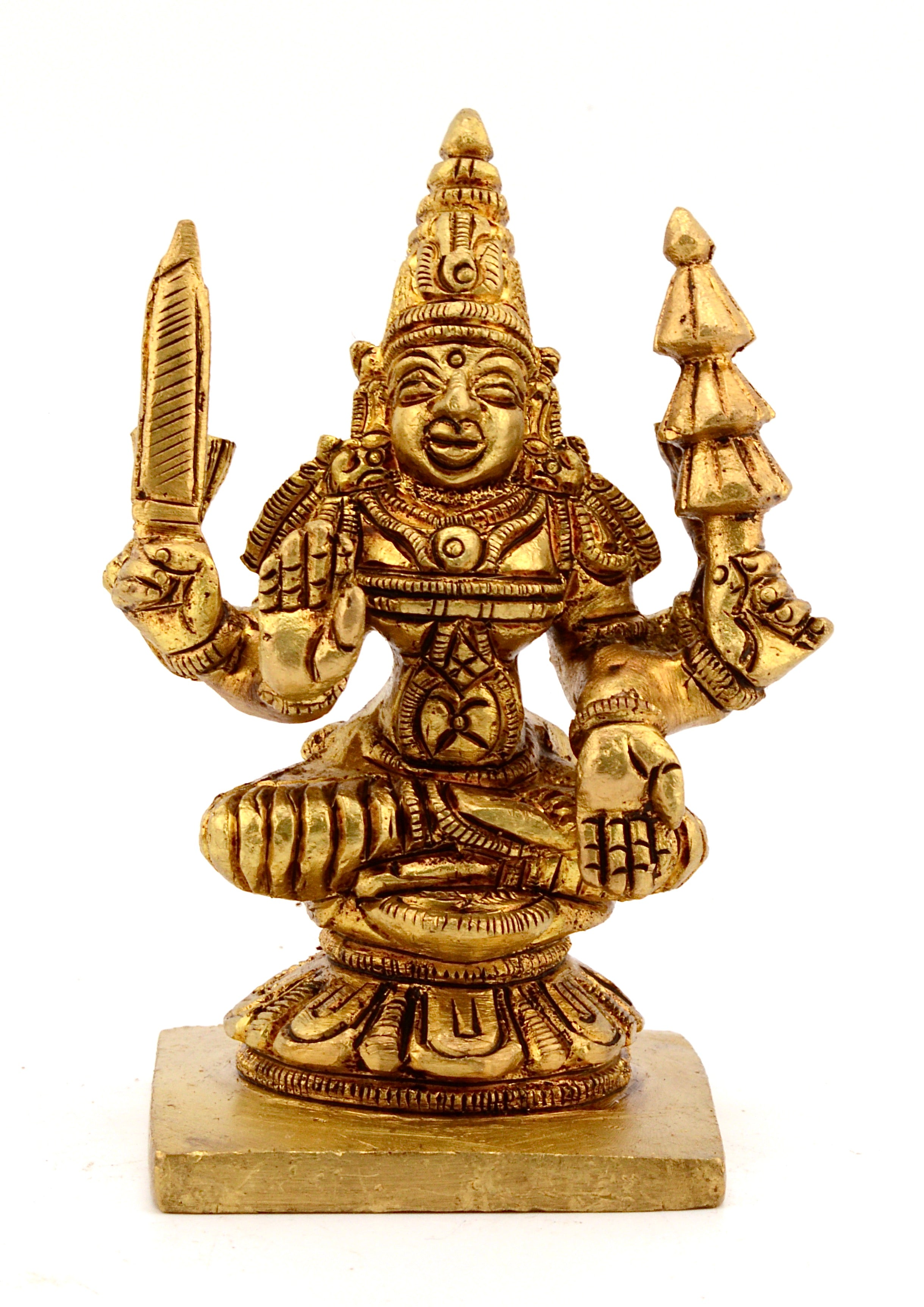 Assorted Brass Goddess Laxmi Murtis - Matchless Gifts9