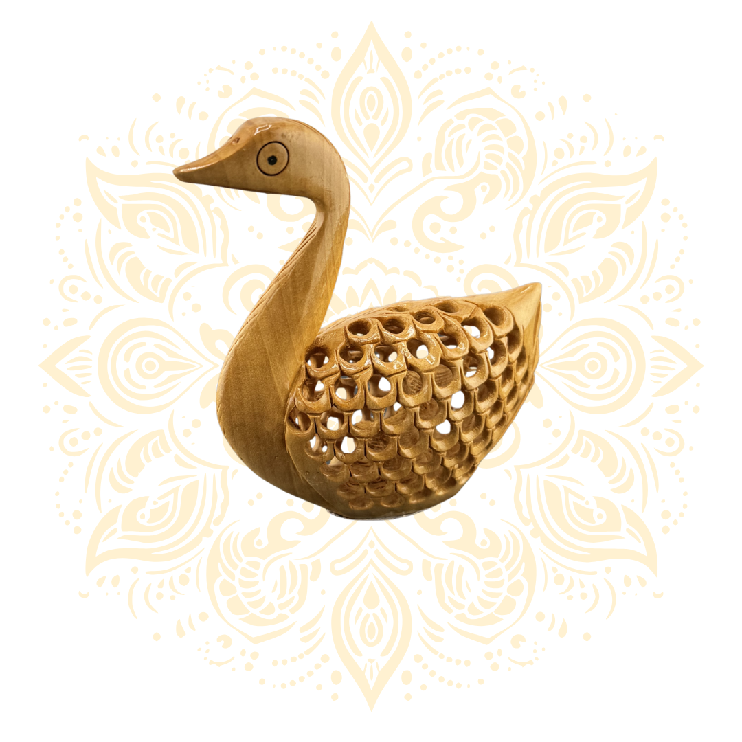 Wooden Jali Duck