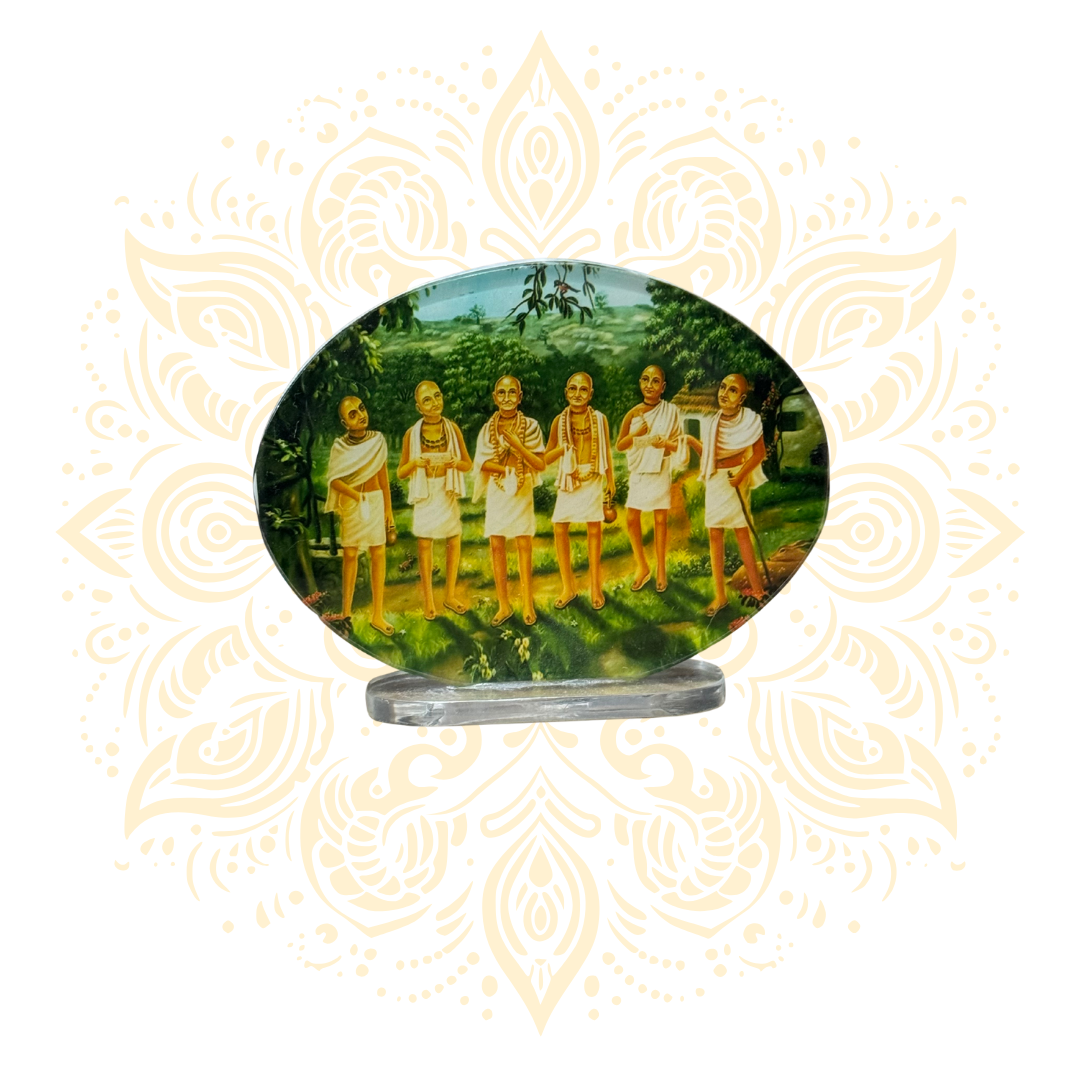 Acrylic Six Goswamis Stand