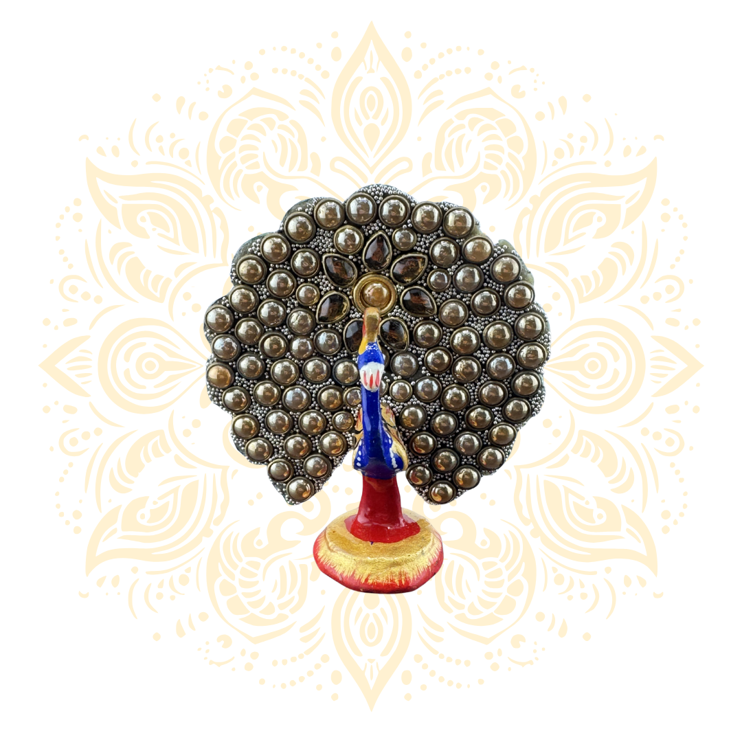 Aluminum Dancing Peacock w/ Brilliants - Matchless Gifts12