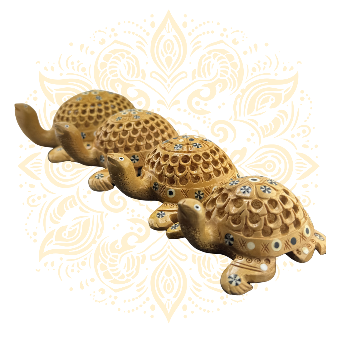 Wooden Jali Tortoise
