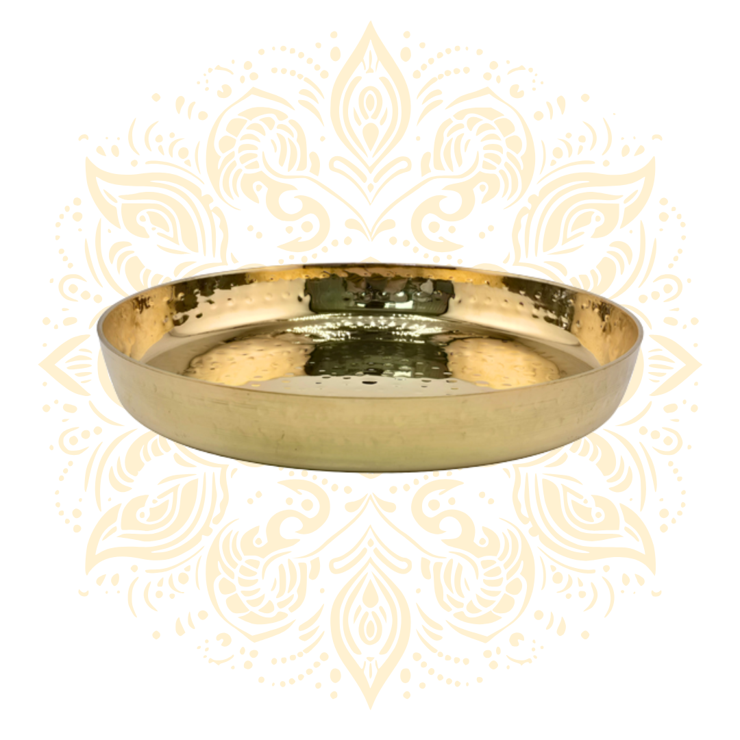Kansa Brass Plate 12"