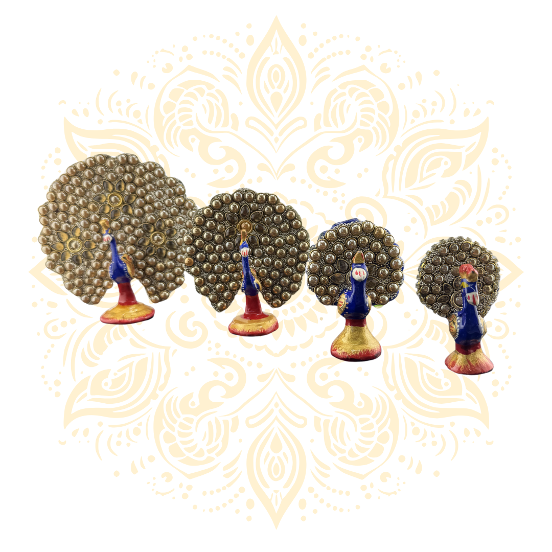 Aluminum Dancing Peacock w/ Brilliants - Matchless Gifts2