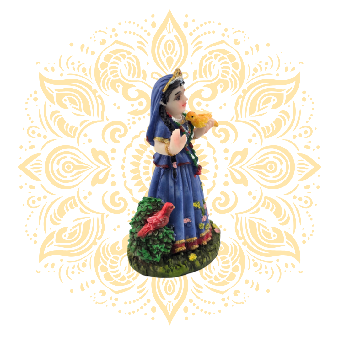Polyresin Vrinda Devi 3.5"