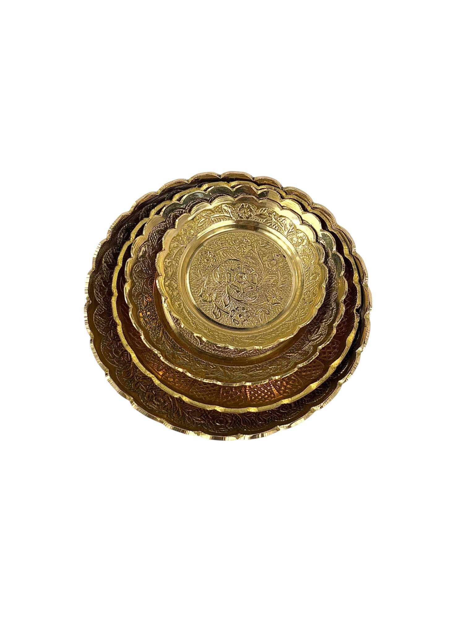 Brass Decorative Flower Plate