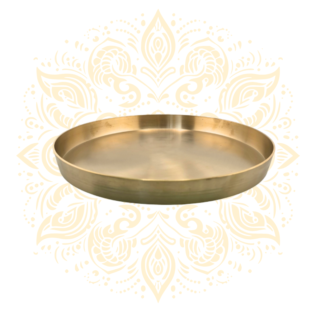 Kansa Brass Plate 13"