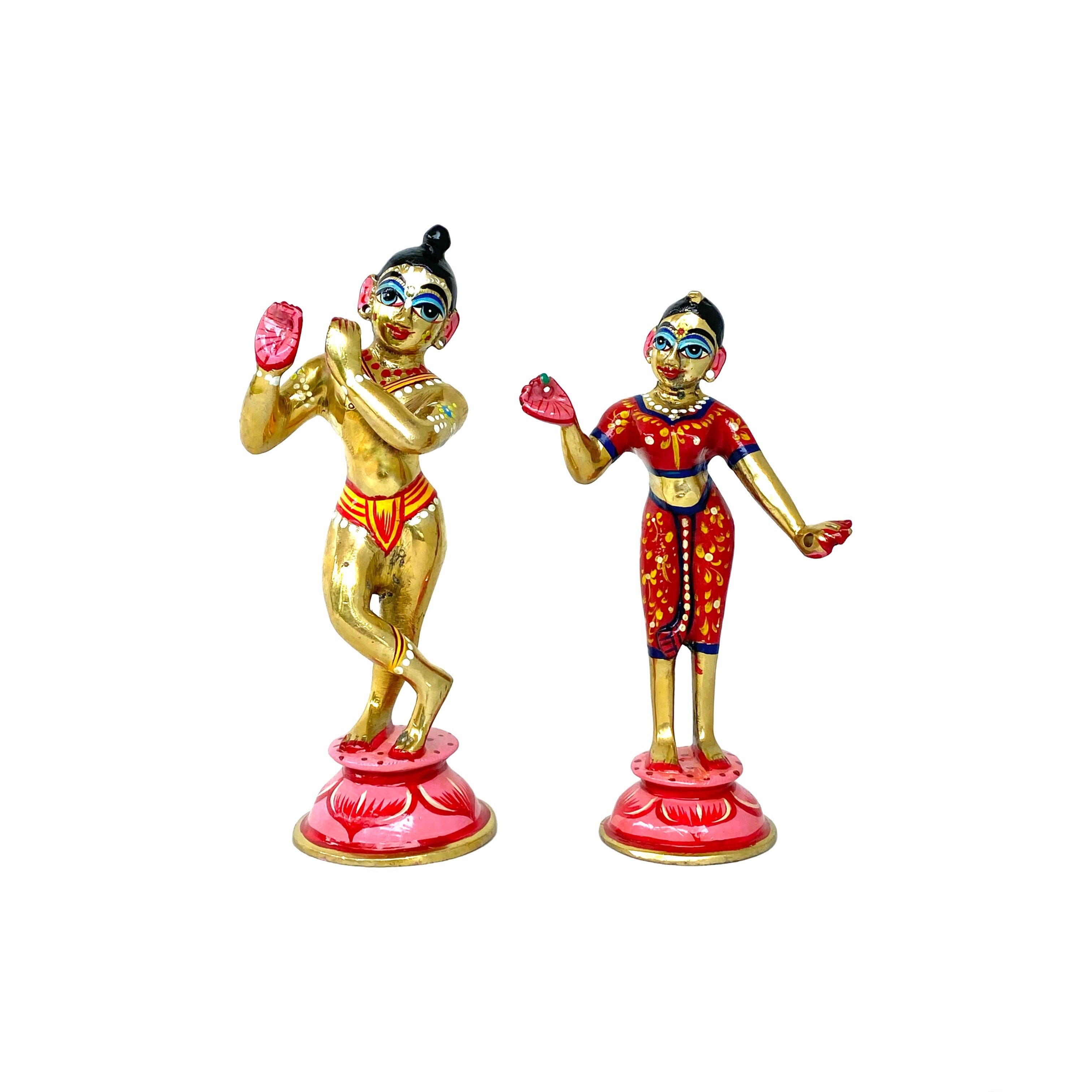 Brass Radha Krishna Set