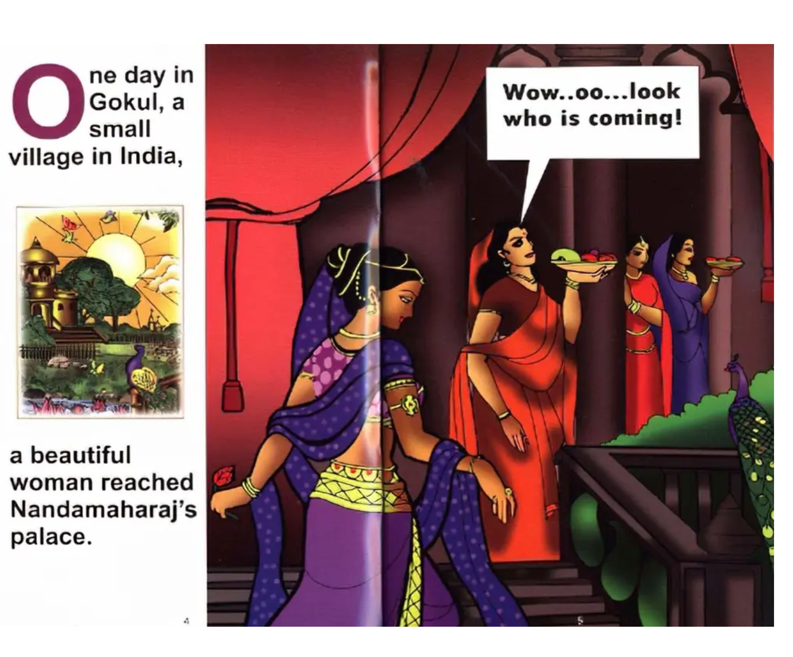 Lord Krishna's Pastimes With Putana: A Children's Storybook