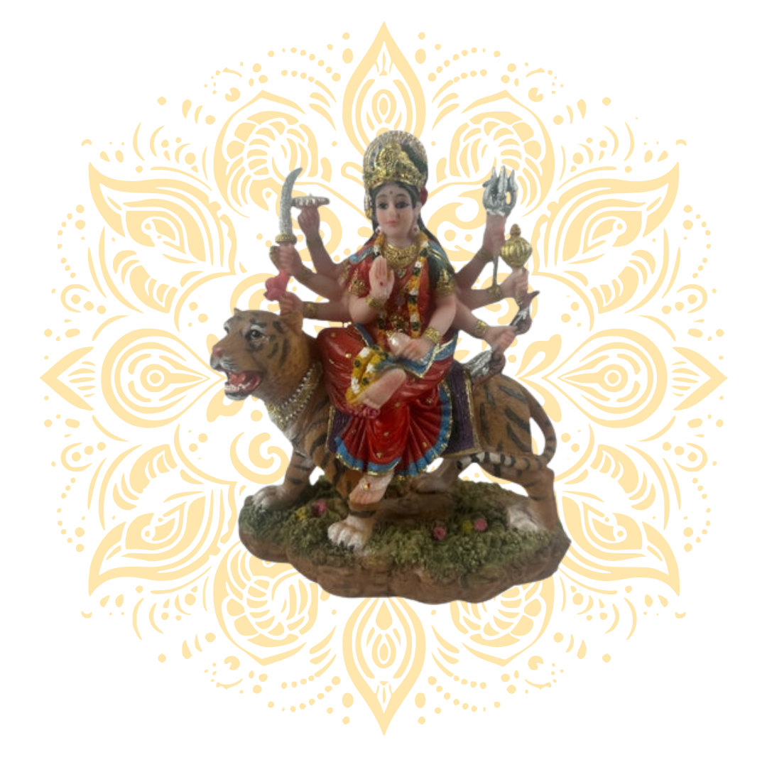 Polyresin Goddess Durga Murti 5.5" - Matchless Gifts1