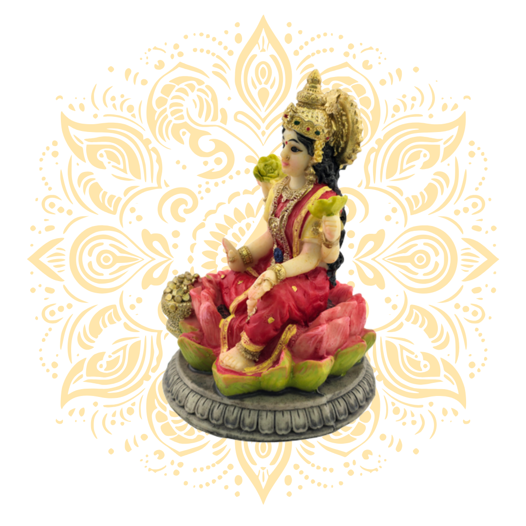 Polyresin Goddess Laxmi Murti 3.5" - Matchless Gifts