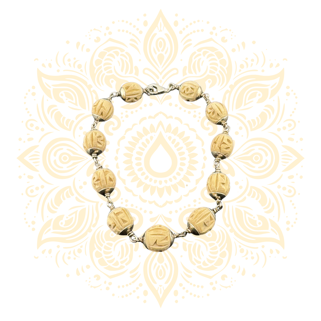Silver Tulasi Bracelet Devotional Jewelry - Matchless Gifts11