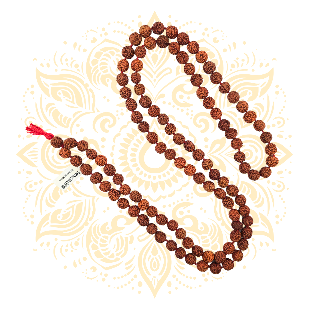 Rudraksha Mala - Varying Sized Prayer Beads - Matchless Gifts