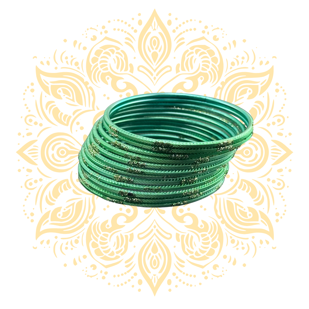 Women's Mint Green Bangles in 3 Sizes - Matchless Gifts55