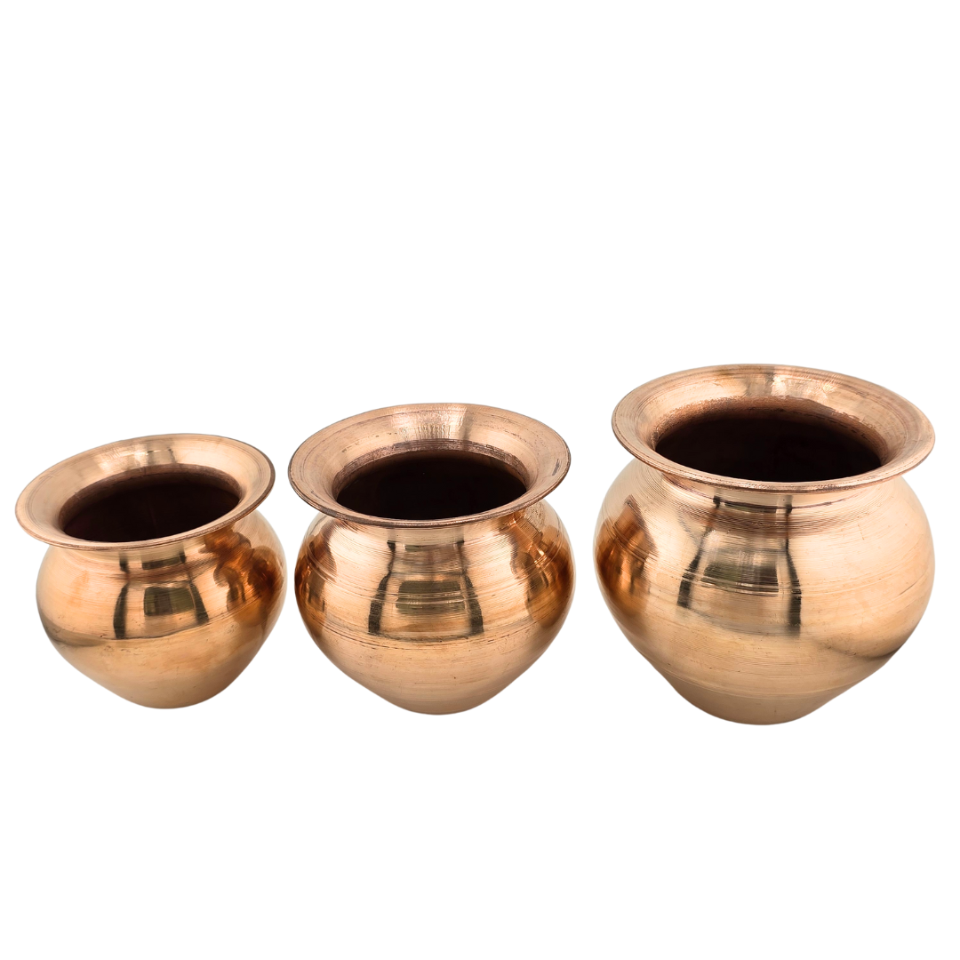 Copper Lota Water Pot for Worship - Matchless Gifts5