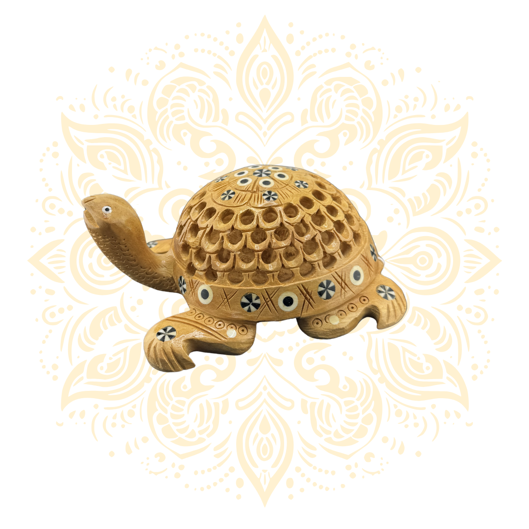 Wooden Jali Tortoise
