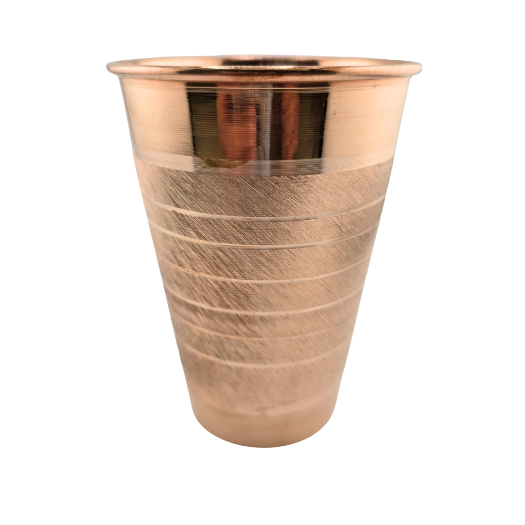 Copper Drinking Glass 5"