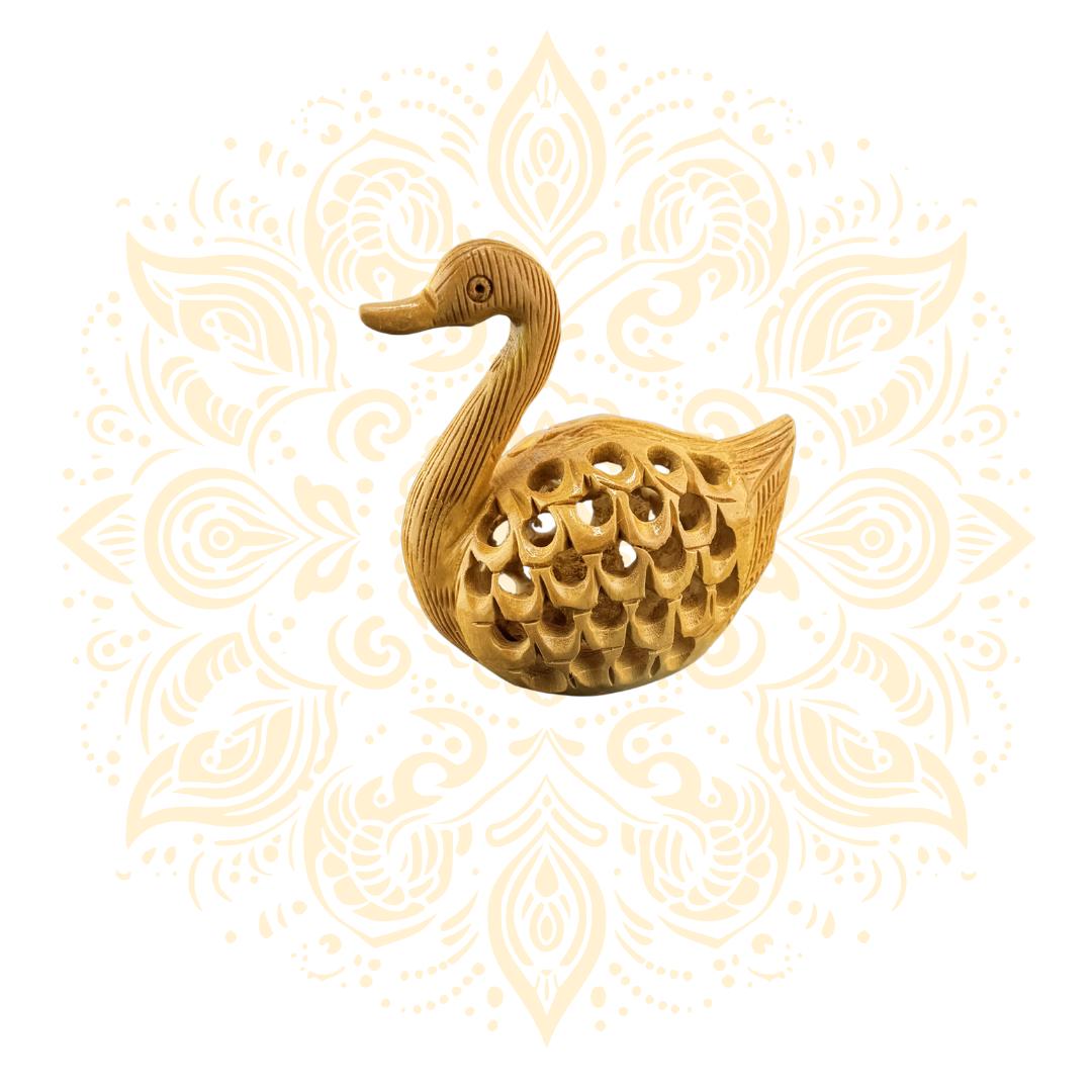 Wooden Jali Duck