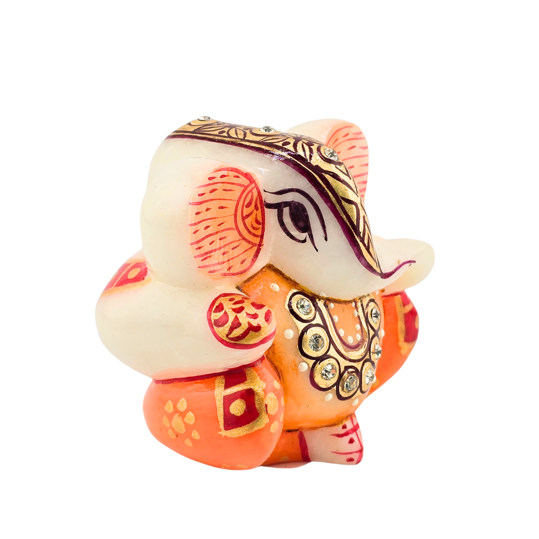 Marble Ganesh 3"