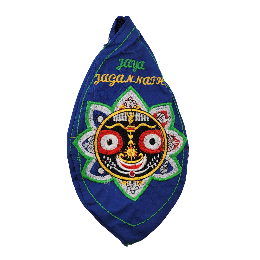 Jaya Jagannath Embroidered Japa Bead Bag