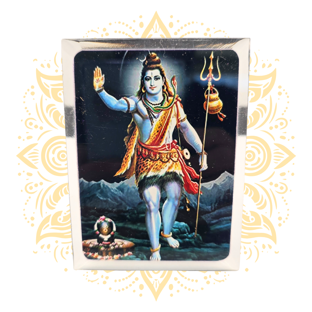 Acrylic Shiva Stand 4" x 3"