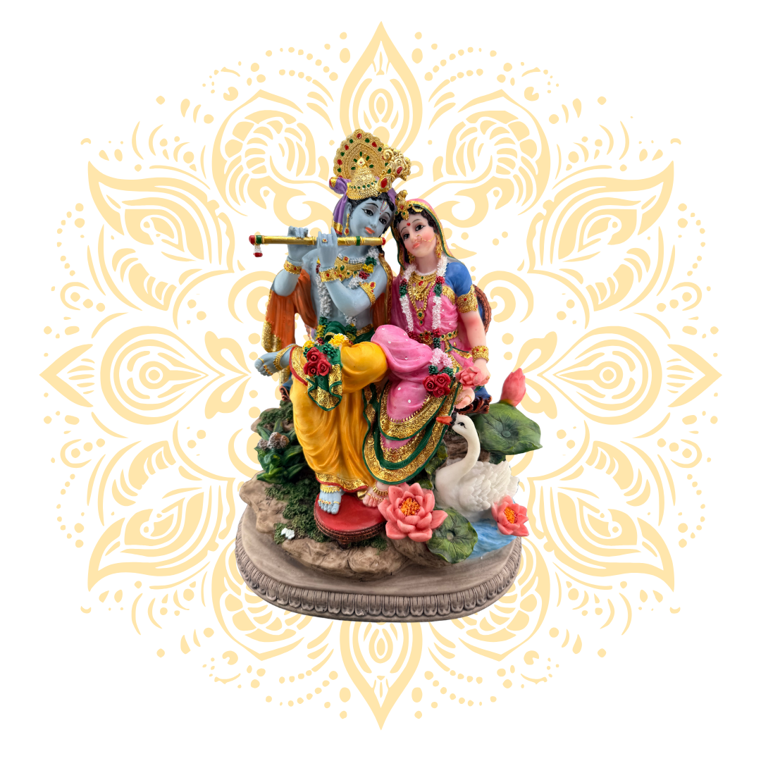 Polyresin Radha Krishna Asana