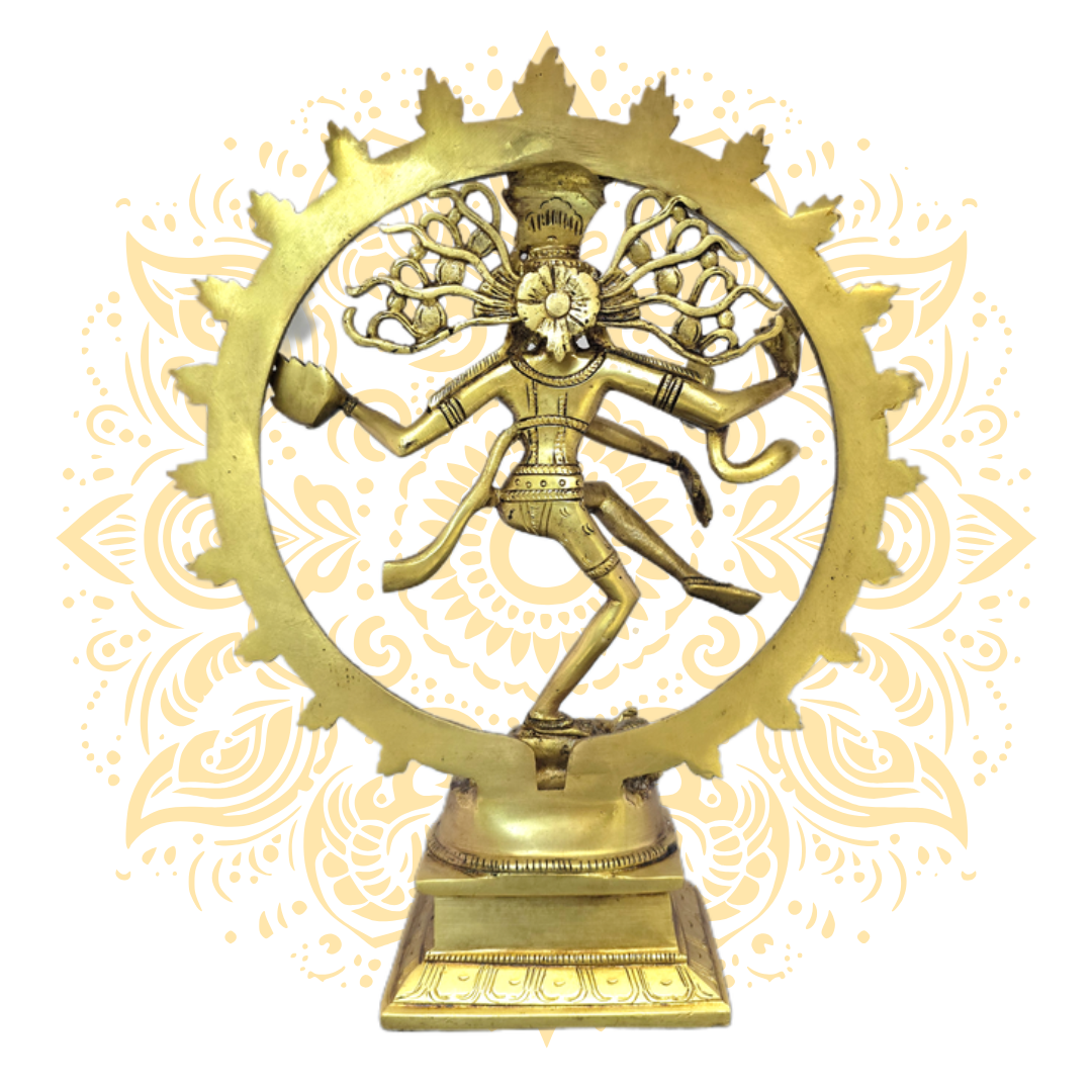 Brass Shiva Nataraja Murti 12" - Matchless Gifts4